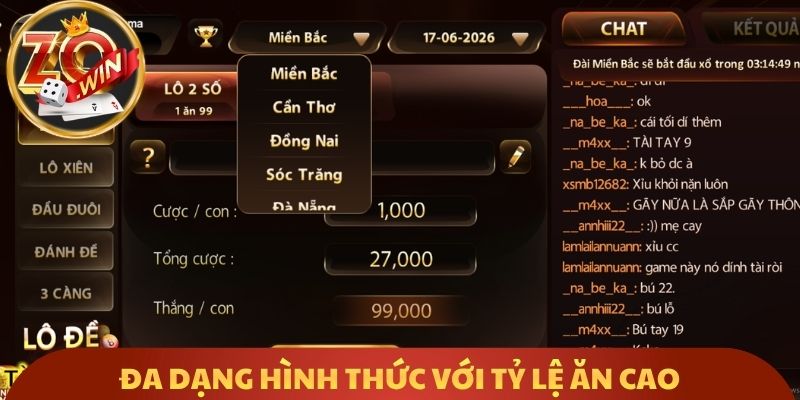 Đa dạng hình thức với tỷ lệ ăn cao