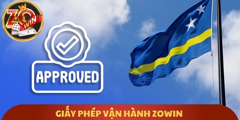 Giấy phép vận hành Zowin