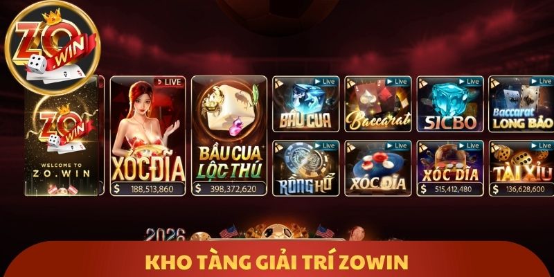 Kho tàng giải trí Zowin