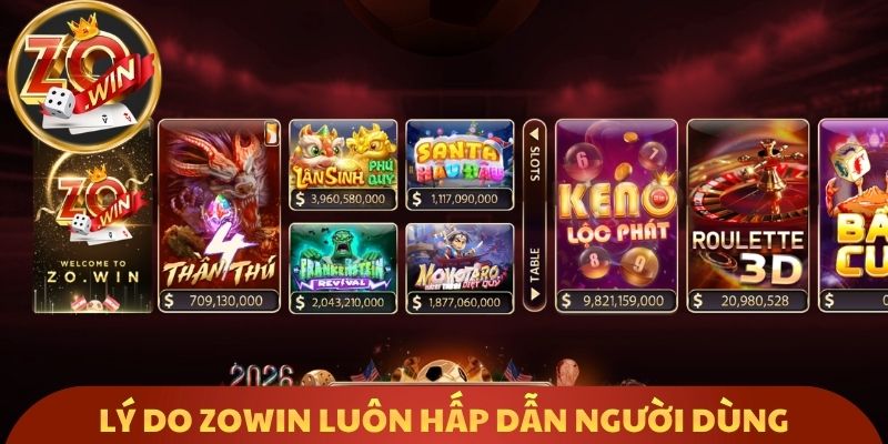 Lý do Zowin luôn hấp dẫn người dùng