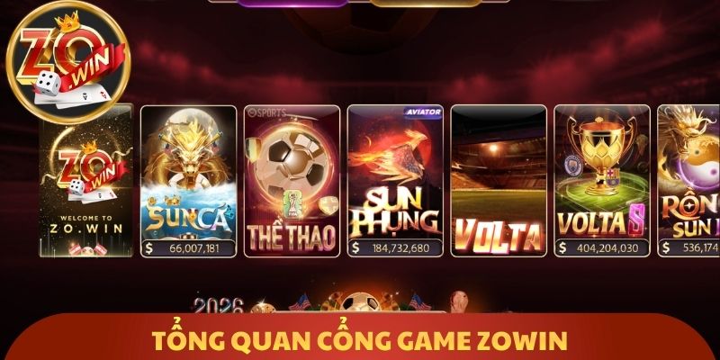 Tổng quan cổng game Zowin